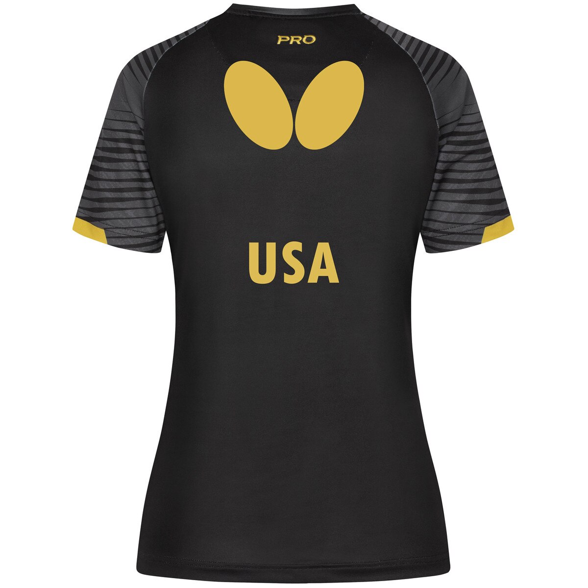 Butterfly USA Team 25 Lady Shirt - Black - Back